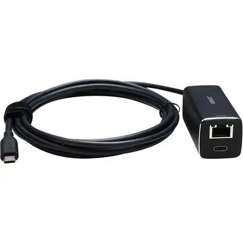 Adaptor USB-C la Ethernet Obsbot, cablu 2m, Compatibil Tail Air, 10/100 Mbps (Negru)