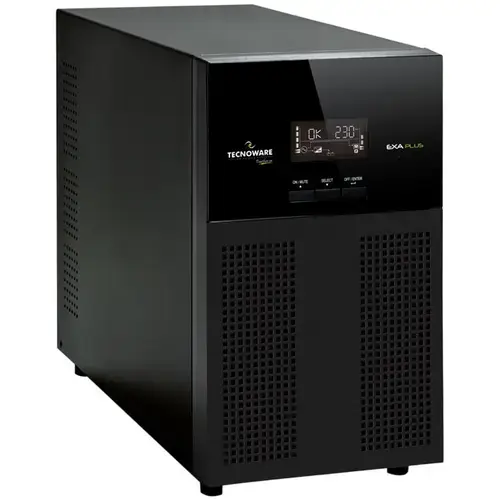 UPS, TECNOWARE, EXA PLUS 4500, 4.500VA/3.150W, Tehnologie Line Interactive Plus cu unda sinusoidala, Ecran LCD multifunctional, AVR, 8 prize IEC C13