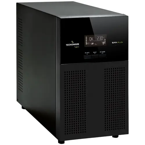 UPS, TECNOWARE, EXA PLUS 4500, 4.500VA/3.150W, Tehnologie Line Interactive Plus cu unda sinusoidala, Ecran LCD multifunctional, AVR, 8 prize IEC C13