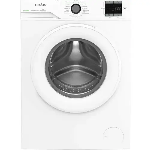 Masina de spalat rufe Arctic APLM1WFSU17410W, 7 Kg, 1400 RPM, Clasa A, Motor Silent Inverter, Recycled Tub, Steam, Child Lock, Add-In (Alb)