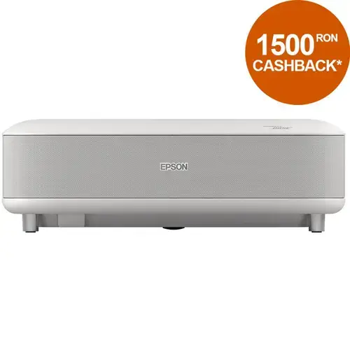 Videoproiector Epson EH-LS670W, 3LCD 4K Pro-UHD, 3600 lumeni, Wi-Fi, Difuzor 2.1 20 W, Google TV, HDR10, HLG (Alb)