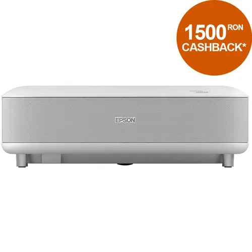 Videoproiector Epson EH-LS670W, 3LCD 4K Pro-UHD, 3600 lumeni, Wi-Fi, Difuzor 2.1 20 W, Google TV, HDR10, HLG (Alb)