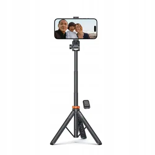 Selfie stick Wireless cu trepied Tech-Protect L03S, Bluetooth, Telecomanda (Negru)