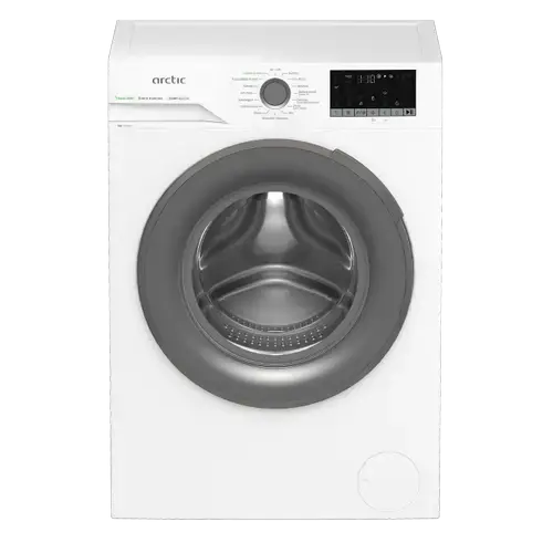 Masina de spalat rufe Arctic APLM2WFSU28411W, 8 Kg, 1400 RPM, Clasa A, Motor Silent Inverter, ExtraSteam, IronExpress, Recycled Tub, Fast/Intensive, Steam, WaterMode, Child Lock, Add-In (Alb)
