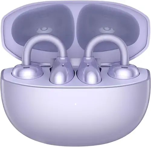 Casti True Wireless Open-ear Honor Choice Earbuds Clip, Bluetooth, Microfon cu anulare zgomot AI, Control Touch, IP54 (Mov)