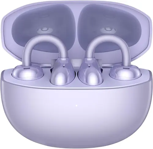Casti True Wireless Open-ear Honor Choice Earbuds Clip, Bluetooth, Microfon cu anulare zgomot AI, Control Touch, IP54 (Mov)