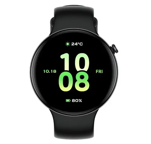 Smartwatch HONOR Watch Fit Active, Ecran AMOLED 1.32inch, Bluetooth, GPS, Autonomie 23 zile, Android/iOS, 5 ATM, IP68 (Negru)
