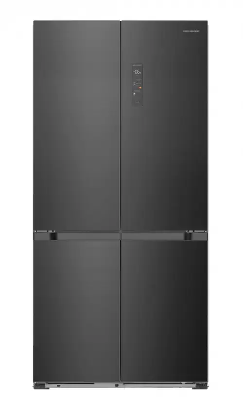 Side-by-side Heinner HSBS-HM505MDSINFDXE++, 505 l, Clasa E, Display LED Touch, Multi Air-Flow, InoxCool, Zona convertibila 80 l, Zona Smart (Inox/Antracit)