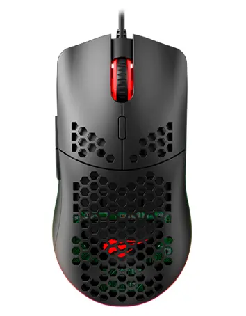 Mouse Gaming Havit GAMENOTE MS1023, iluminare RGB, USB (Negru)