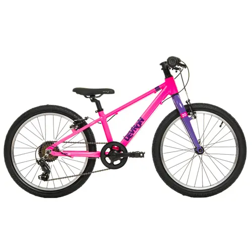 Bicicleta Copii Devron Urbio U2.0 Super Light, roti 20 Inch, 7 Viteze, frana V - Brake, Roz/Mov