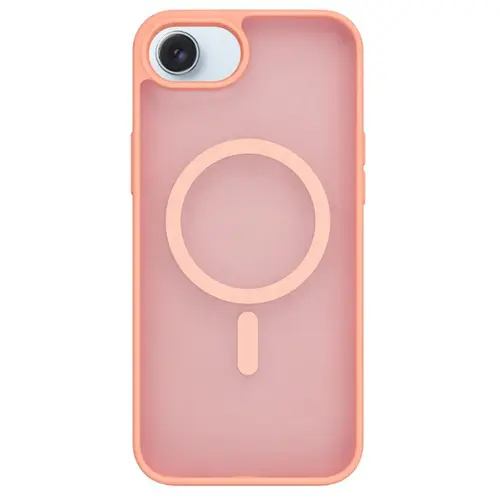 Husa protectie spate Lemontti EliteGuard Magsafe iPhone 17e / iPhone 16e (Portocaliu)