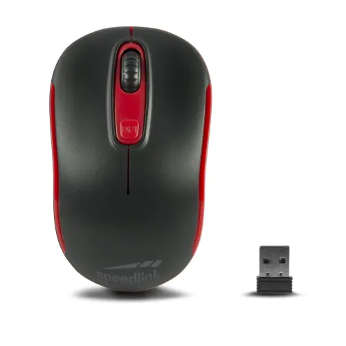 Mouse wireless SpeedLink SL-630013-BKRD, Rosu/Negru