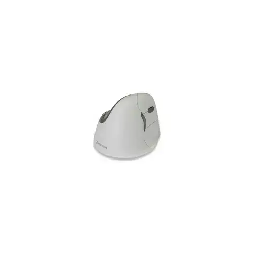 Mouse BakkerElkhuizen Evoluent VerticalMouse 4 BNEEVR4WB/VM4RB, Optic, Bluetooth, Wireless, 2600 DPI, 7 Butoane, Alb