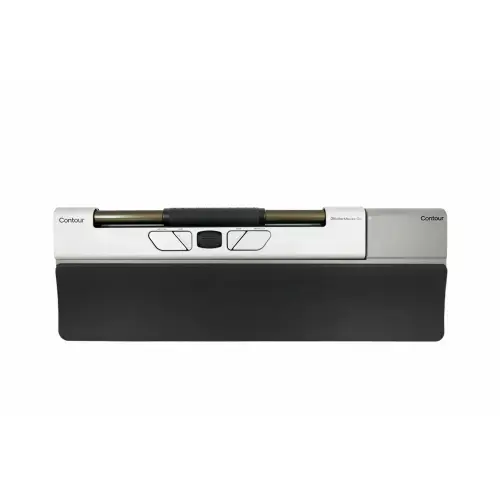 Roller Mouse Contour Design, RollerMouse Go, Wireless / Bluetooth / USB-A, 4000 DPI, Negru/Argintiu