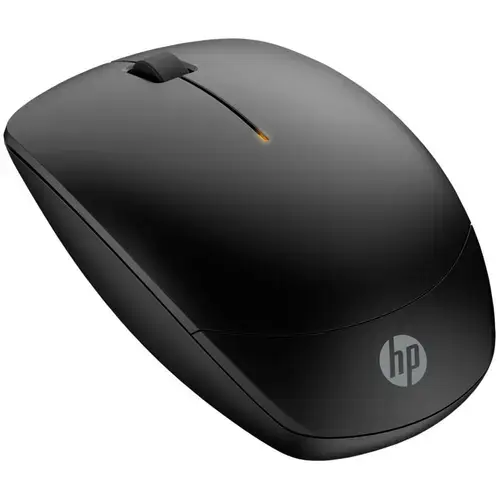 Mouse wireless HP 230 Slim, ultrausor (69g), dongle 2.4GHz, ambidextru, autonomie pana la 18 luni, 1600 DPI, 3 butoane, baterie AA inclusa, Negru