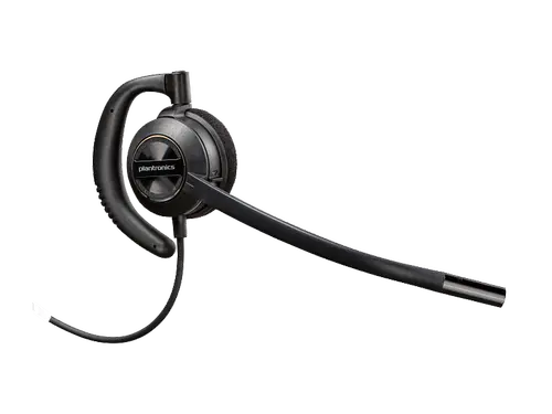 Casti Call Center Poly EncorePro 540 Convertible Headset +Quick Disconnect EMEA, Microfon cu anulare zgomot (Negru)