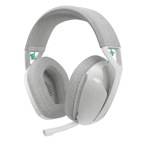 Casti Gaming Wireless Logitech G321 LIGHTSPEED, Multiplatforma, Bluetooth, Autonomie 20 ore, Microfon (Alb)