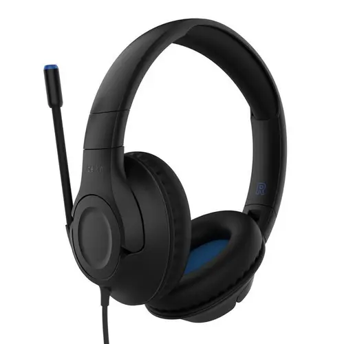 Casti cu fir Gaming Belkin Inspire pentru copii, Microfon, 3.5mm pentru Nintendo Switch 2 (Negru)