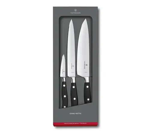 Set cutite Victorinox Grand Maitre, Inox (Negru)
