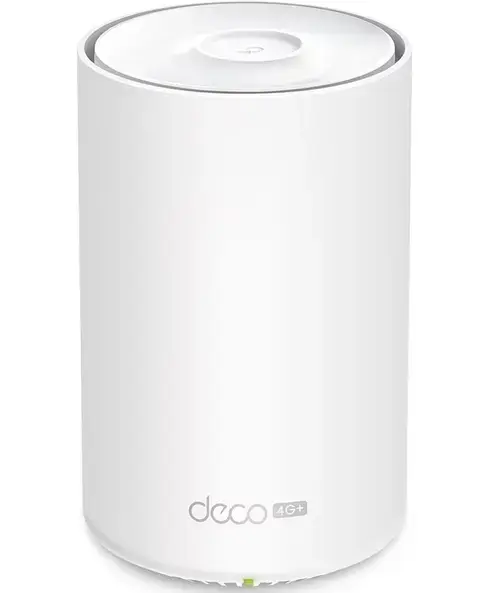 Sistem Mesh Wi-Fi TP-Link Deco X50-4G(1-pack), AX3000, Dual-Band, WiFi 6, 4G+, Seamless Roaming, protectie IoT (Alb)