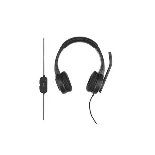 Casti Stereo Kensington K83450WW, Conectare USB-C, Microfon (Negru)
