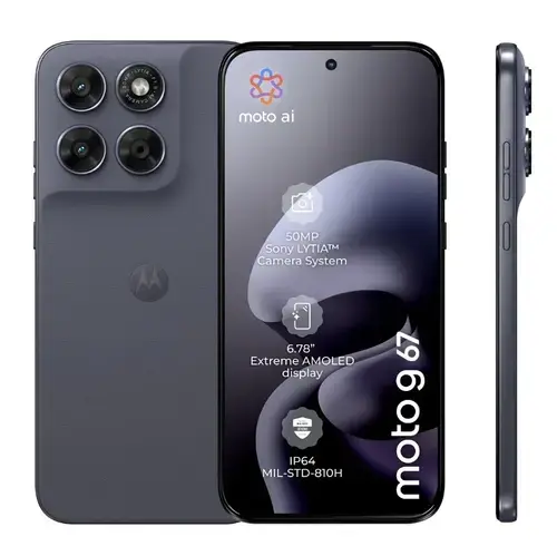 Telefon Mobil Motorola Moto G67, Procesor Mediatek Dimensity 6300 Octa-Core, AMOLED Touchscreen 6.78inch, 8GB RAM, 256GB Flash, Camera Duala 50 + 8 MP, Wi-Fi, 5G, Dual Sim, Android (Gri)