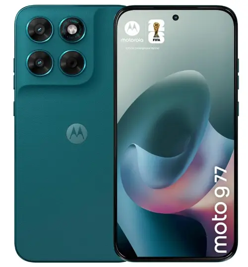 Telefon Mobil Motorola Moto G77, Procesor Mediatek Dimensity 6400 Octa-Core, AMOLED Touchscreen 6.78inch, 12GB RAM, 256GB Flash, Camera Duala 108 + 8 MP, Wi-Fi, 5G, Dual Sim, Android (Verde)