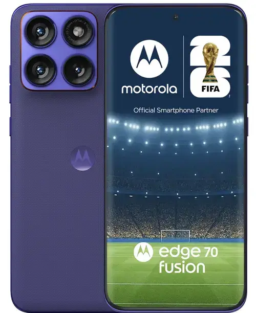 Telefon Mobil Motorola Edge 70 Fusion, Procesor Qualcomm SM7635 Snapdragon 7s Gen 3, Ecran AMOLED 6.78inch, 12GB RAM, 256GB Flash, Camera Duala 50 + 13 MP, Wi-Fi, 5G, Dual Sim, Android (Violet)
