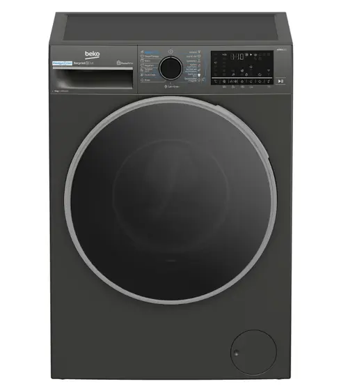 Masina de spalat rufe Beko B5WFU69415MB2ES, Clasa A, 9 kg, 1400 RPM, 15 programe, XL Door, Child Lock (Gri)