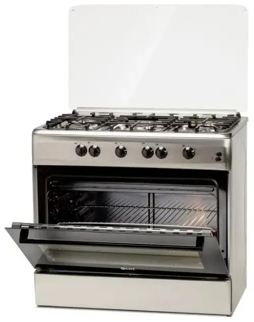 Aragaz LDK 6090 GRAI IX RMV LPG, Gaz, 5 Arzatoare, Siguranta, Aprindere electrica (Inox)