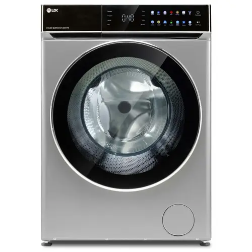 Masina de spalat rufe LDK Queen3 814DDMTS, Clasa A, Capacitate 8 Kg, 1400 rpm, 14 programe, Control Touch, Steam, Super Spa, My Cycle, Amanare pornire, Prespalare, Intensiv, Motor Inverter (Argintiu)