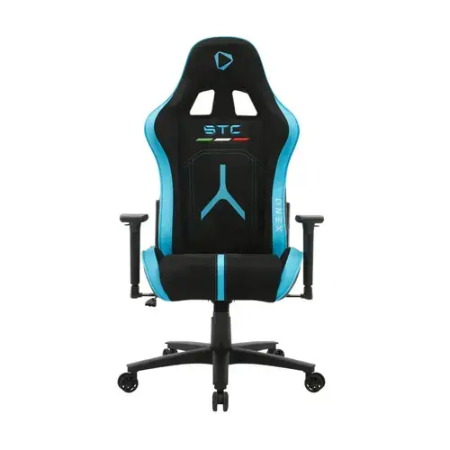 Scaun gaming Onex STC Alcantara L Series, Reglabil, Maxim 125kg, Negru/Albastru