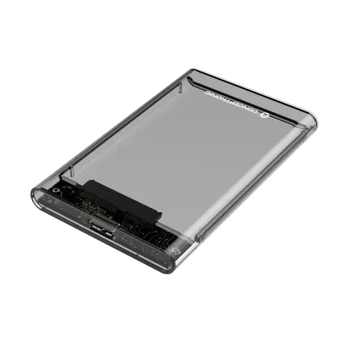 Carcasa HDD/SSD Conceptronic DANTE03T, Serial ATA II / Serial ATA III, 2.5inch (Transparent)