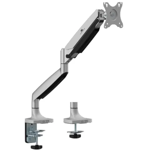 Suport monitor Maclean MC-969, 17inch - 45inch, 16 Kg (Argintiu)