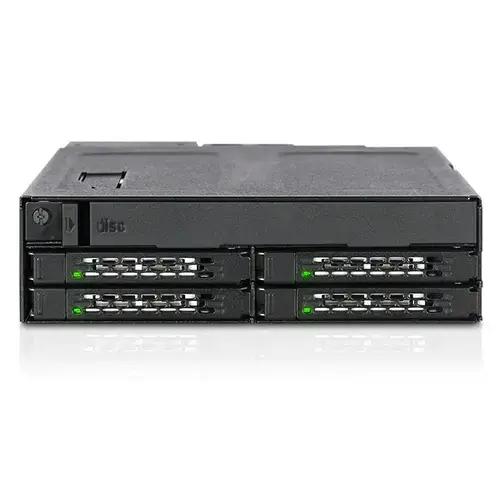 Rack mobil Icy Dock ToughArmor MB604SPO-B, 4x SAS/SATA, 1x Slim ODD, metal (Negru)