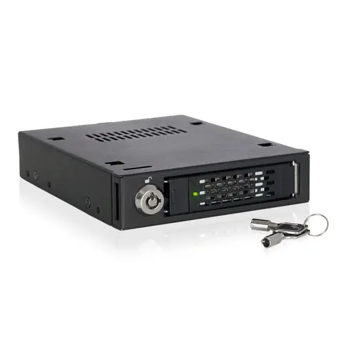 Rack mobil Icy Dock ToughArmor MB601VK-B, 1x 2.5inch, U.2/U.3, Metal (Negru)