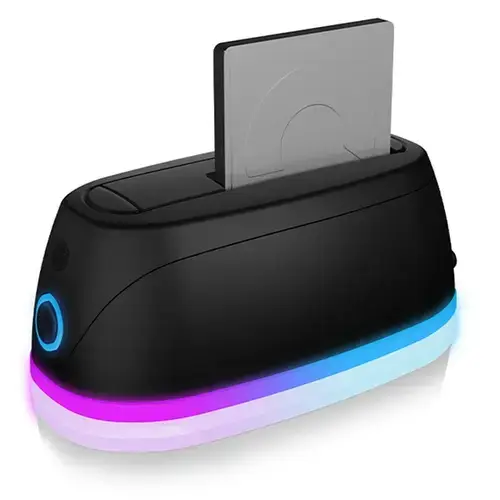 Docking Station Icy Box, SATA HDD/SSD 2.5inch/3.5inch, USB 3.0 (Negru)