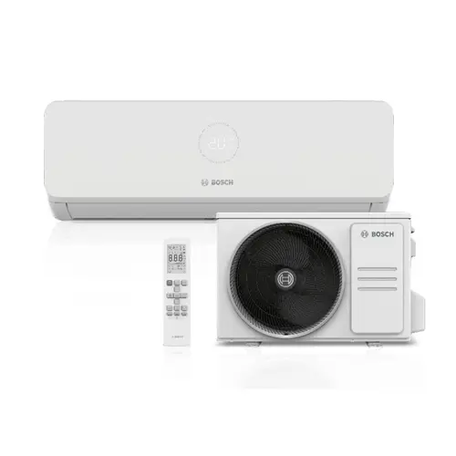 Aparat de aer conditionat BOSCH Climate 3200i, 12000 BTU, Clasa A++/A+, Wind avoid me, Follow-me, Wi-Fi Ready (Alb)