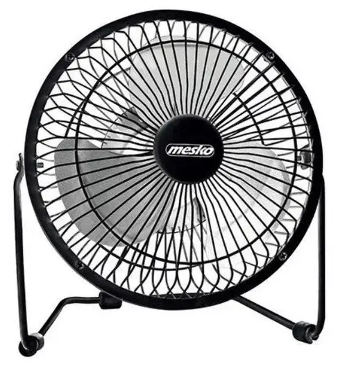 Ventilator mini de birou Mesko MS 7322, Portabil, USB (Negru)