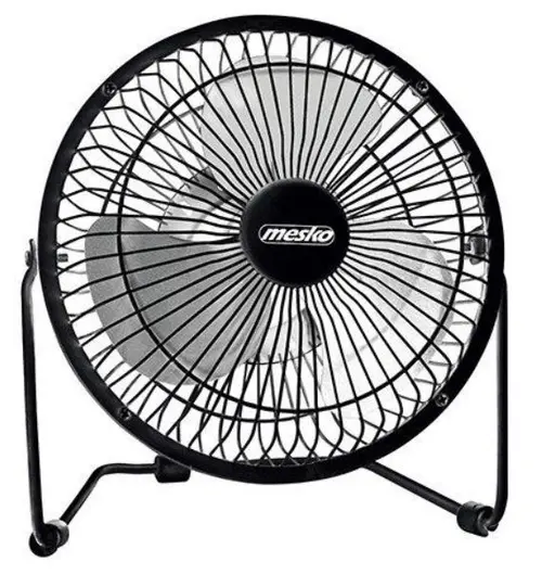 Ventilator mini de birou Mesko MS 7322, Portabil, USB (Negru)