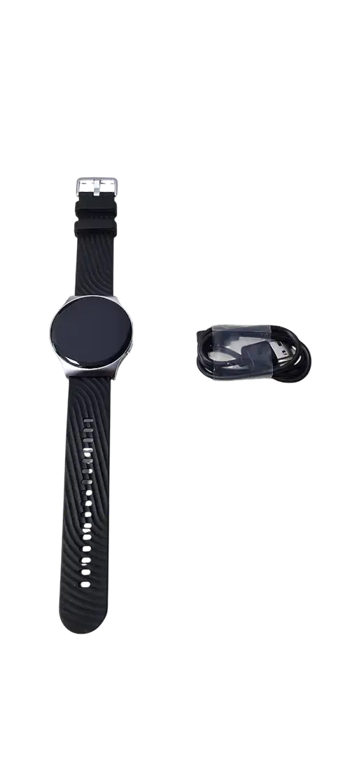 Smartwatch Motorola Moto Watch 120, Ecran AMOLED 1.43inch, Bluetooth, Asistent AI, Microfon, Difuzor, IP68 (Argintiu)
