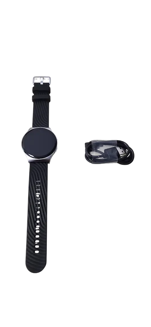 Smartwatch Motorola Moto Watch 120, Ecran AMOLED 1.43inch, Bluetooth, Asistent AI, Microfon, Difuzor, IP68 (Argintiu)
