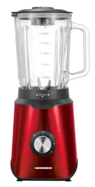Blender de masa HEINNER HBL-1000RED, 1000W, 1.5L (Rosu)