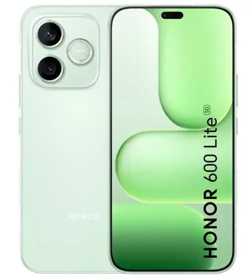 Telefon Mobil Honor 600 Lite, Procesor Mediatek Dimensity 7100 Elite Octa-Core, AMOLED Touchscreen 6.6inch, 8GB RAM, 128GB Flash, Camera Duala 108+5MP, Wi-Fi, 5G, Dual Sim, Android (Verde)