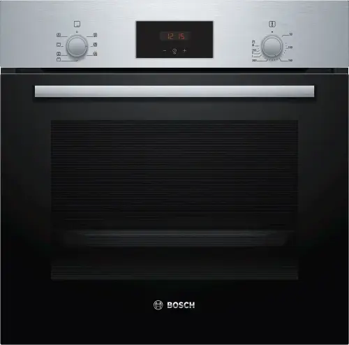 Cuptor incorporabil BOSCH Seria 2 HBF133BR0, 66 l, Grill, Clasa A, 5 programe, Curatare ecoClean, 60 cm (Inox)