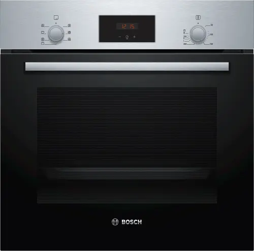 Cuptor incorporabil BOSCH Seria 2 HBF133BR0, 66 l, Grill, Clasa A, 5 programe, Curatare ecoClean, 60 cm (Inox)