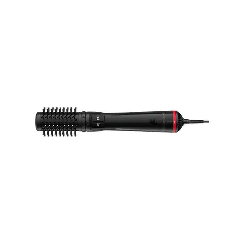 Perie rotativa Rowenta CF952LF0 Putere 1000 W, 2 trepte de viteza si temperatura, Generator ioni, Invelis Keratina, Jet aer rece (Negru/Rosu)