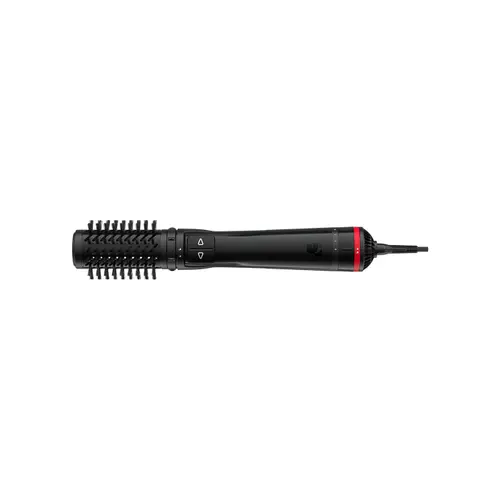 Perie rotativa Rowenta CF952LF0 Putere 1000 W, 2 trepte de viteza si temperatura, Generator ioni, Invelis Keratina, Jet aer rece (Negru/Rosu)