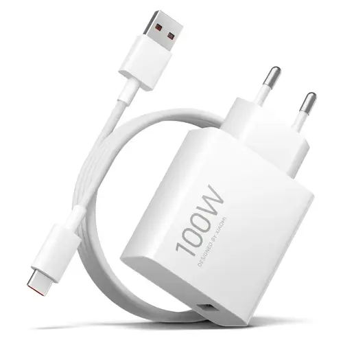 Incarcator retea Xiaomi Charging Combo BHR095VEU, 100 W, USB Type-A, Cablu 1m (Alb)