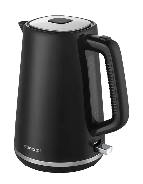 Fierbator de apa RK2375, 1.7 l, 2200 W (Negru)